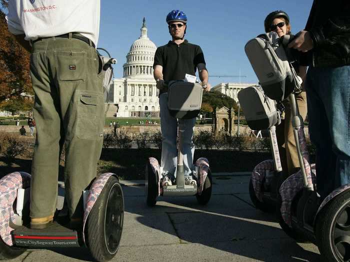 By 2015, the Segway had fallen far short of achieving its maker