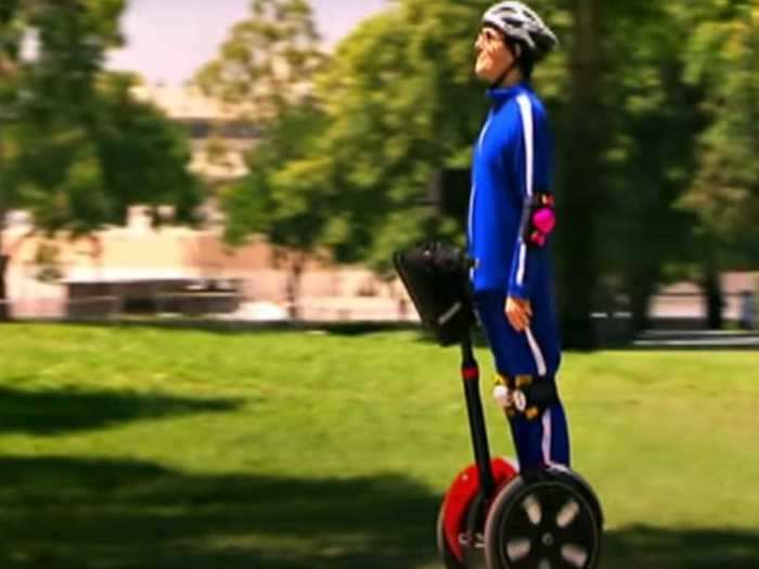 The Segway began to slip from technological spectacle to silly gag. It seeped into pop culture through other references as well, like "Weird Al" Yankovic