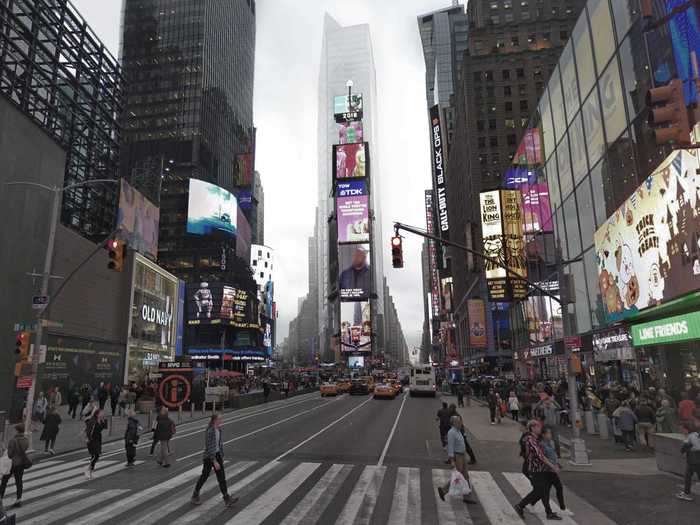 Times Square is one of the world