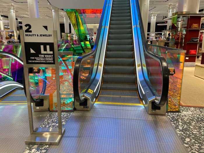 After getting the new lay of the land, I decided to make my way up the escalator to the beauty department on the second floor.