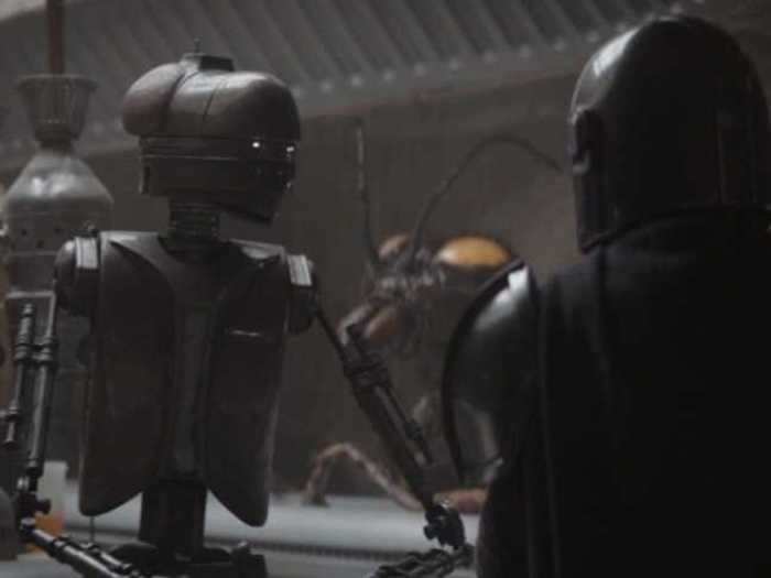 Hamill voices a droid on season one, episode five of "The Mandalorian."