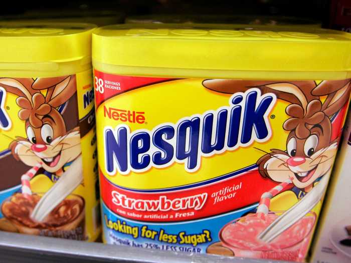 This fluffy rabbit appears on Nesquik products. What is his name?