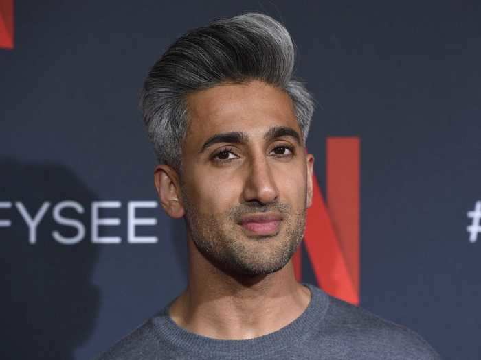 Tan France rocks his iconic gray hair on "Queer Eye."