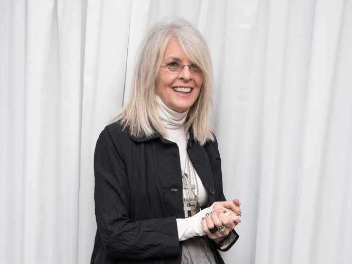 Diane Keaton has gone from blonde to gray in recent years.