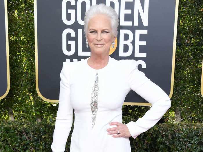 Jamie Lee Curtis has worn her hair gray and white for years with her iconic short cut.