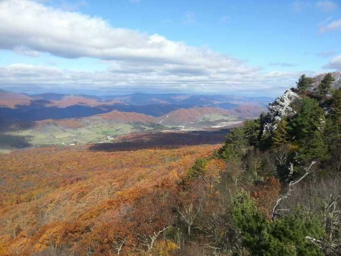 WEST VIRGINIA: North Fork Mountain Trail: Out-and-Back from Route 33 near Riverton