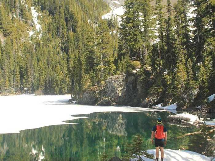 WASHINGTON: Lake Constance Trail near Brinnon