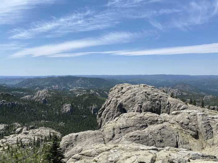 SOUTH DAKOTA: Lost Cabin Trail near Hill City