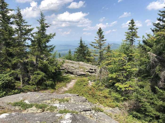 MAINE: Mount Zircon Trail near Peru