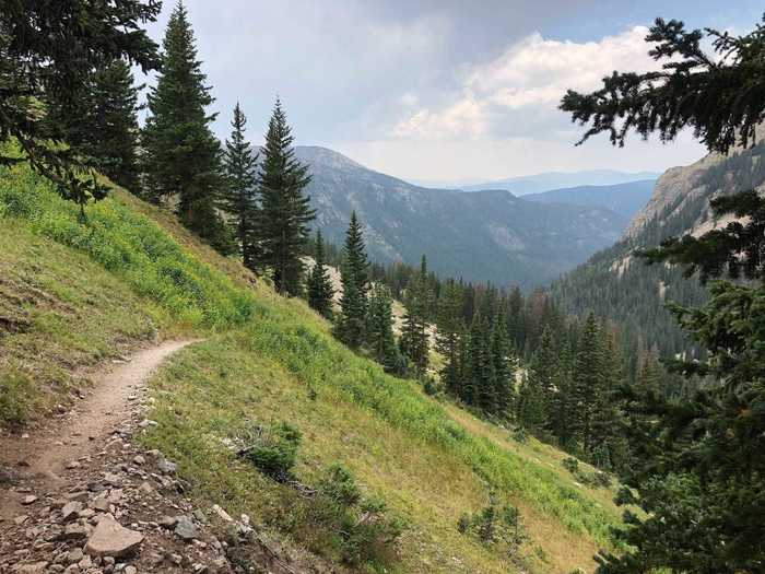 COLORADO: Flat Top Mountain and Fern Lake Trail near Grand Lake