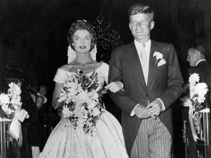 In the 1950s, ball gowns were everywhere.