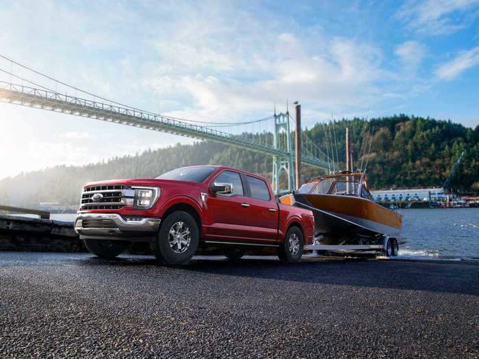 The optional Pro Trailer Backup Assist makes backing up a trailer much easier.