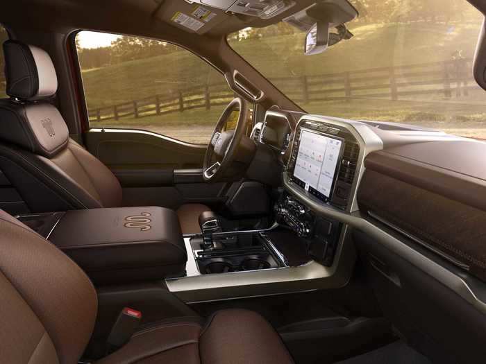 According to Ford, "Class-exclusive Max Recline Seats available on King Ranch, Platinum and Limited models provide ultimate comfort during downtime."