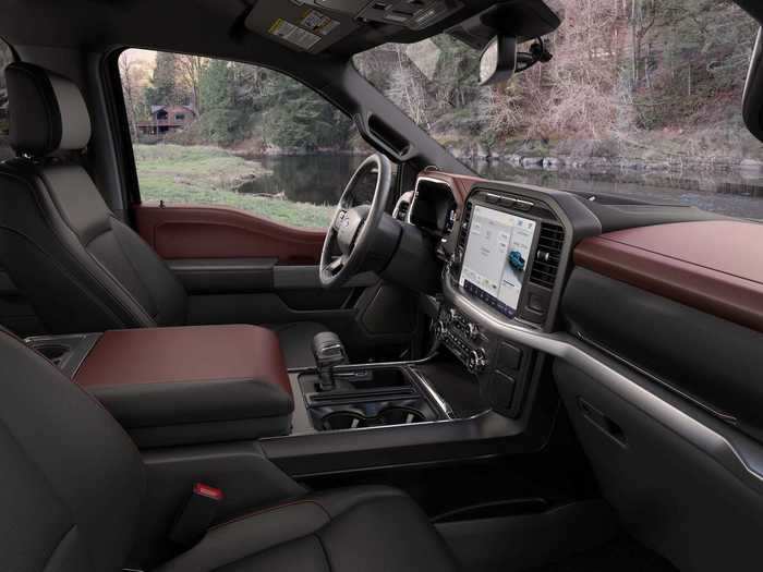 Inside, the F-150 offers everything from work-truck essentials to a near-luxury experience. Ford rethought the entire interior design for the pickup for every trim level.