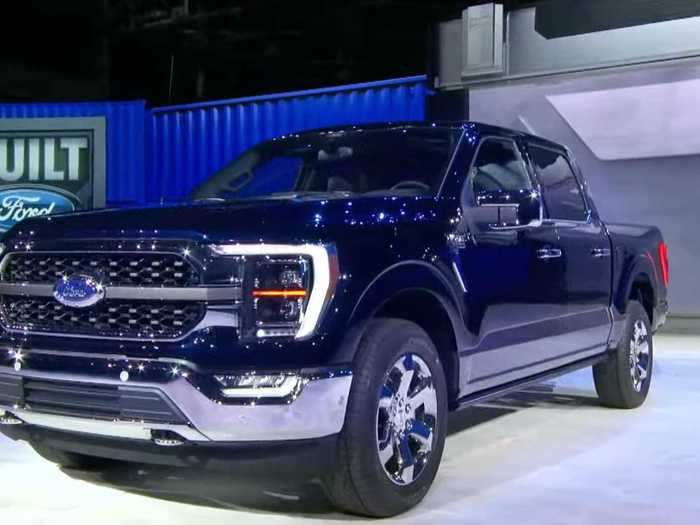 The F-150 was revealed online via a YouTube stream