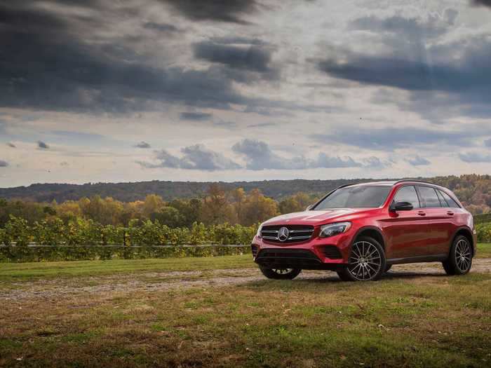 7. Mercedes-Benz GLC —14.1% change from May last year, 94.9% change from May 2020 to April 2020