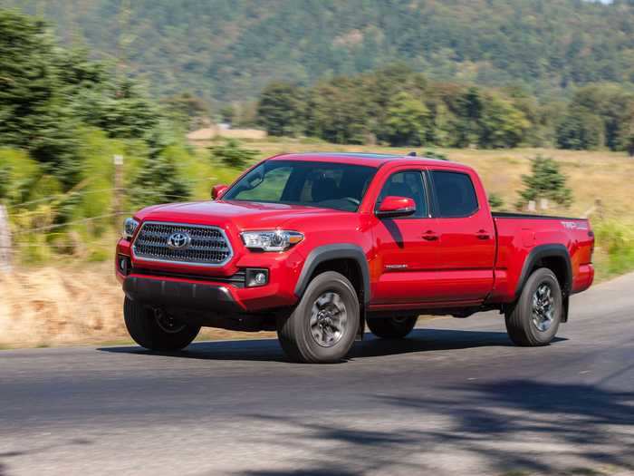 8. Toyota Tacoma —13% change from May last year, 53.7% change from May 2020 to April 2020