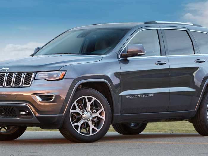 10. Jeep Grand Cherokee —11.8% change from May last year,  67% change from May 2020 to April 2020