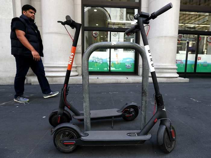 Many of these new "sexy" startups were embracing the free-lock model, which led to riders arbitrarily littering scooters and bikes on city sidewalks and cities.