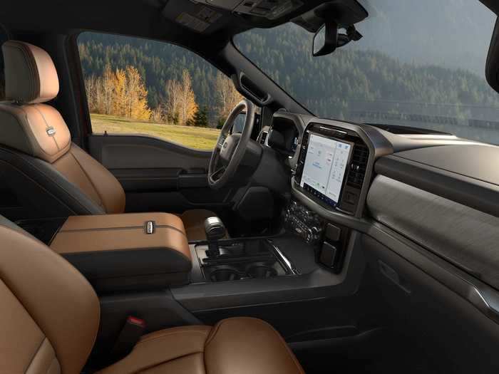 On the infotainment and connectivity front, the new F-150 has SYNC4, the latest version of Ford