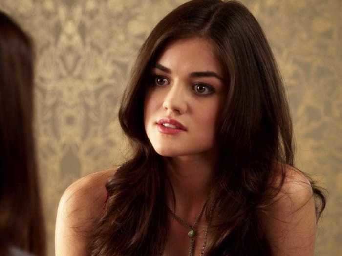 Lucy Hale starred as Aria Montgomery, who had a passion for English.