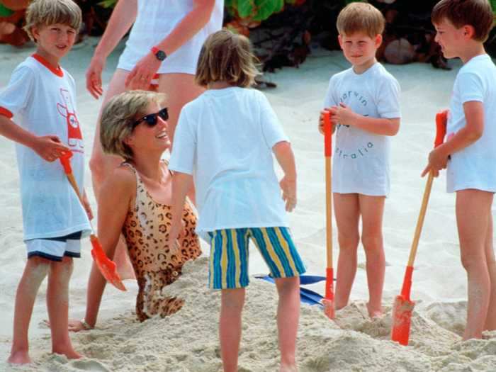 Princess Diana was never afraid to be silly around her boys — just like a regular mom.