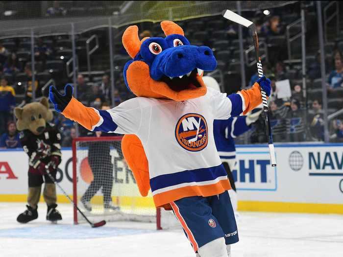 19. Sparky the Dragon — New York Islanders (NHL)