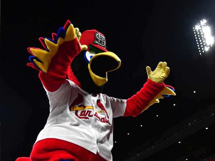 35. Fredbird — St. Louis Cardinals (MLB)