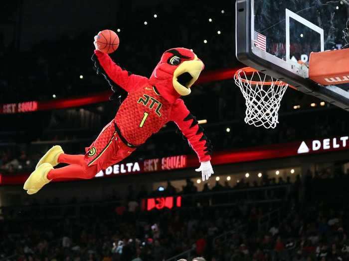 86. Harry the Hawk — Atlanta Hawks (NBA)