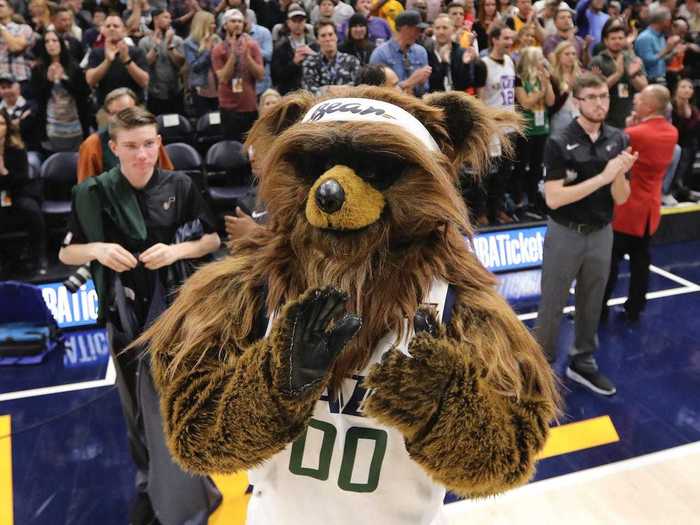 90. Jazz Bear — Utah Jazz (NBA)