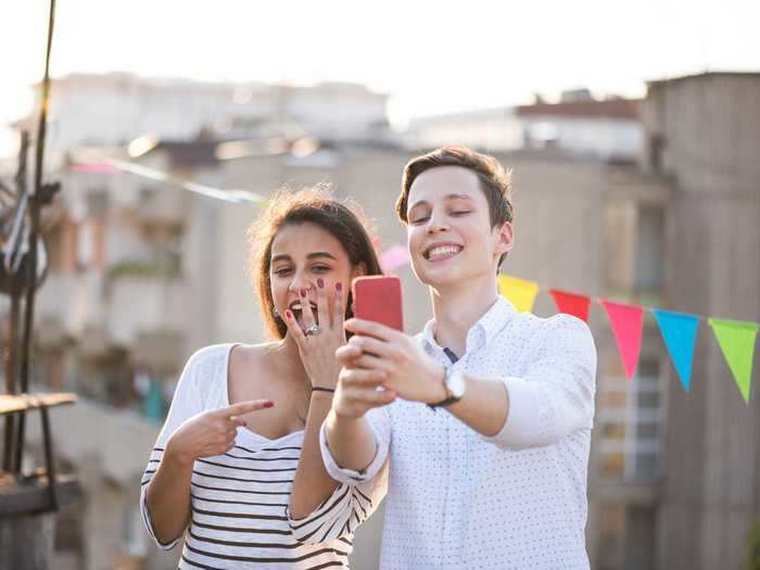 LGBTQ+ couples today are also much more willing to share their news on social media versus five years ago.