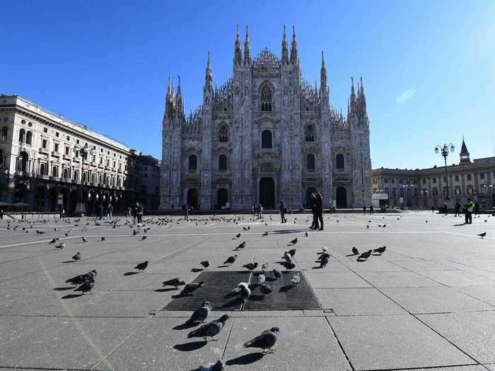 For months famous landmarks were left looking like ghost towns after millions of people were ordered to stay home due to the coronavirus outbreak.