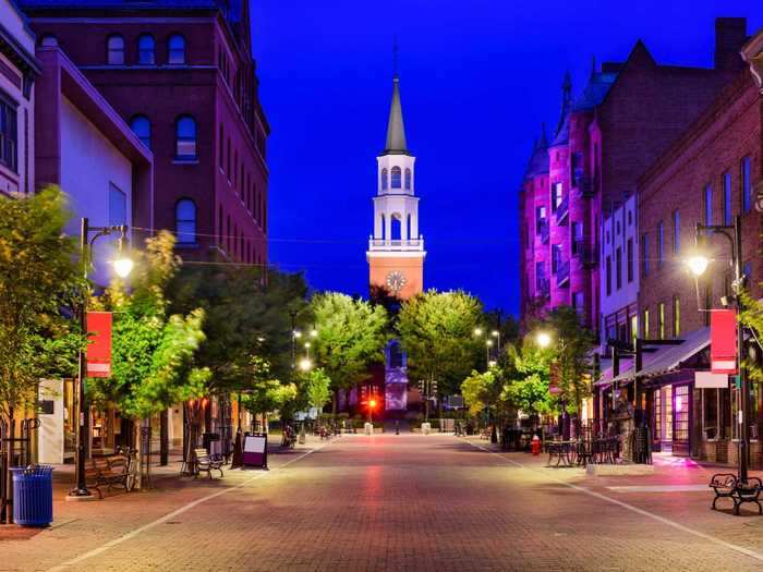 6. Burlington, Vermont