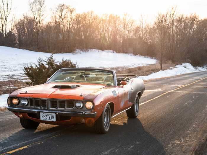 A long-hidden, unrestored Plymouth Cuda is headed to auction next month, and it could bring in a whopping $700,000, according to pre-auction estimates.