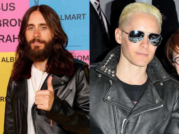 Jared Leto is no stranger to a makeover, but after he went platinum, he was almost unrecognizable.