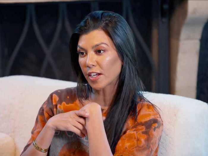 Kourtney Kardashian said she used to cry in a bathroom off-camera during season one.