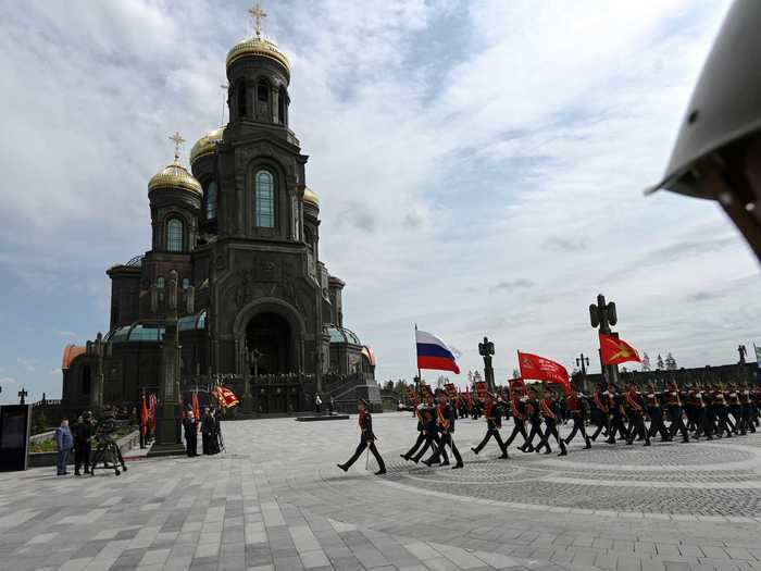 The cathedral was consecrated on June 14 with a large-scale military and religious ceremony.