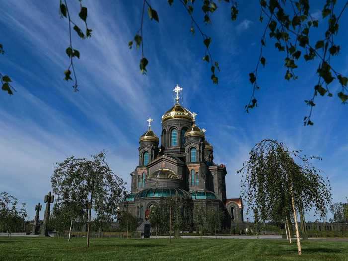 Russia has just built a huge cathedral in honor of its military to commemorate 75 years since the end of WWII.