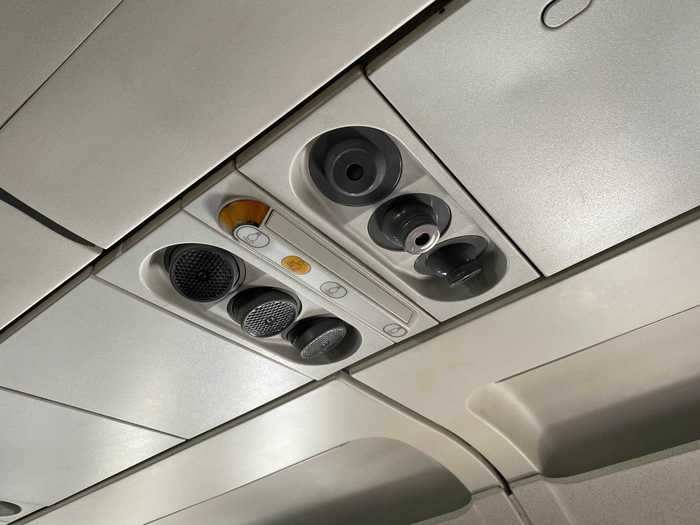 The air vents also proved to be stronger than the ones on Southwest.