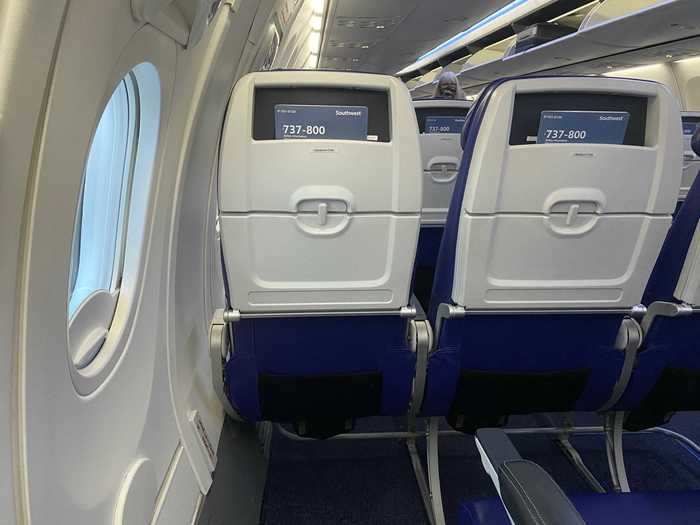 All the in-flight literature besides safety cards had been removed as a precaution. Flight attendants also asked passengers not to store sanitary wipes in the seats as they