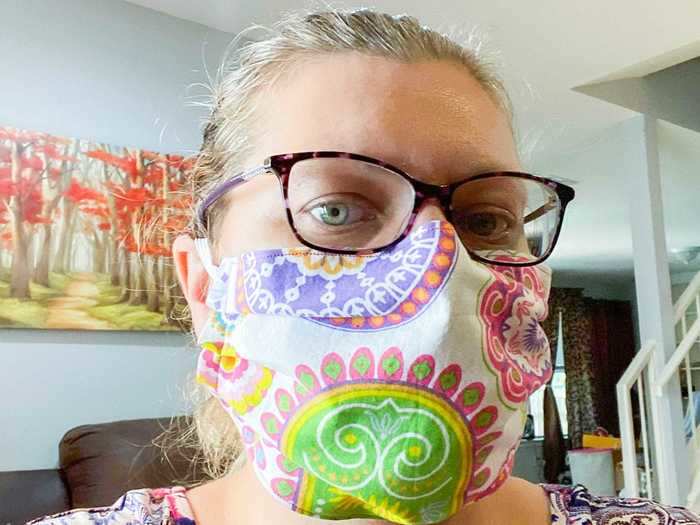 Amiee Sharp, a Ratten Creek resident, started making masks for her neighbors and healthcare workers in mid-March.