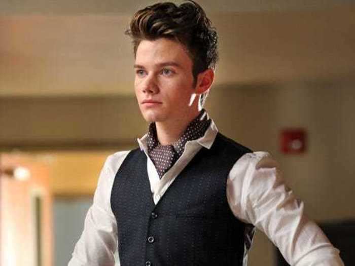 Chris Colfer played gay teen and aspiring Broadway star Kurt Hummel on the hit musical show "Glee."