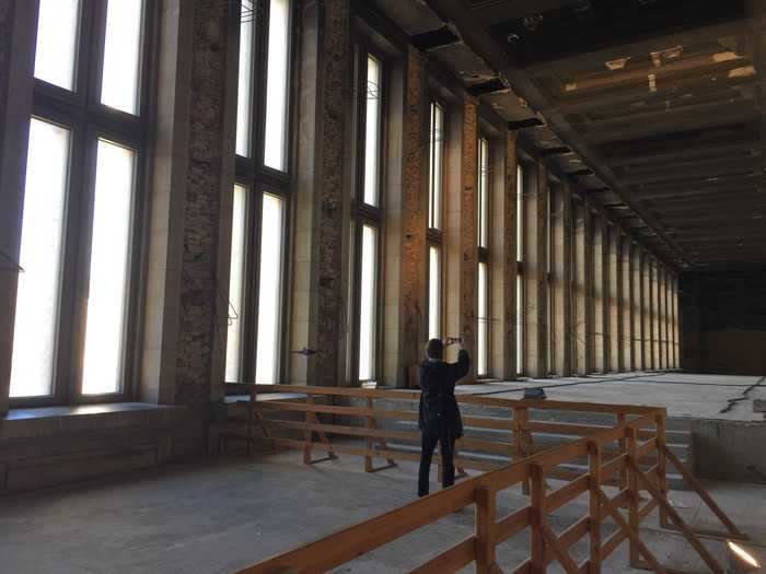 The abandoned airport is occasionally used as a movie set.