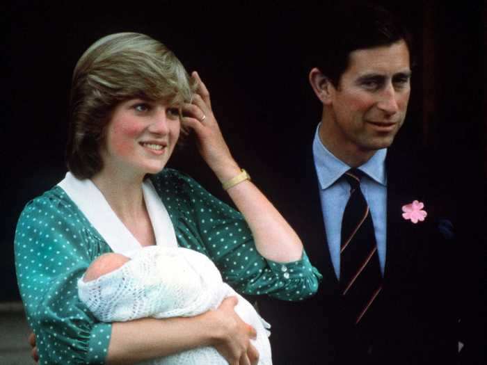 Princess Diana was the first royal to give birth in a hospital.