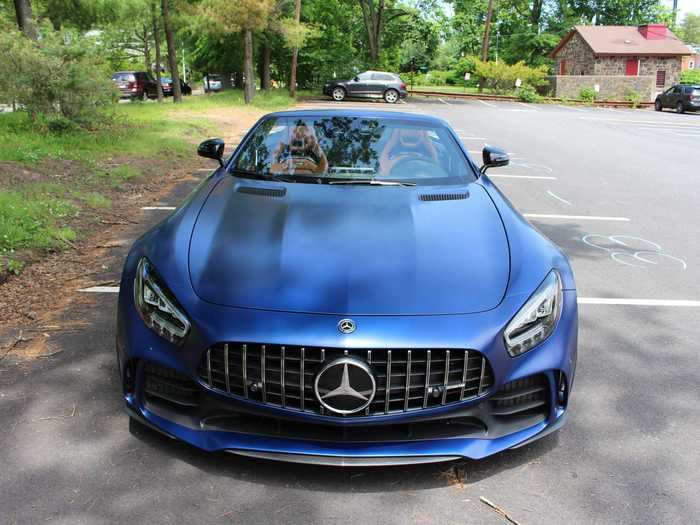 The Mercedes-AMG GT R Roadster was the most aggressively styled member of that trio — by a wide margin. The Merc held absolutely nothing in reserve.