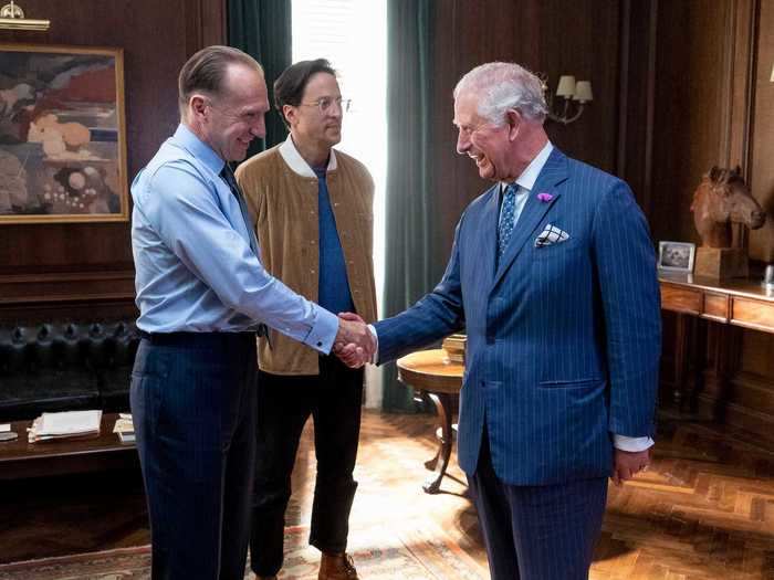 Ralph Fiennes is distantly related to Prince Charles.