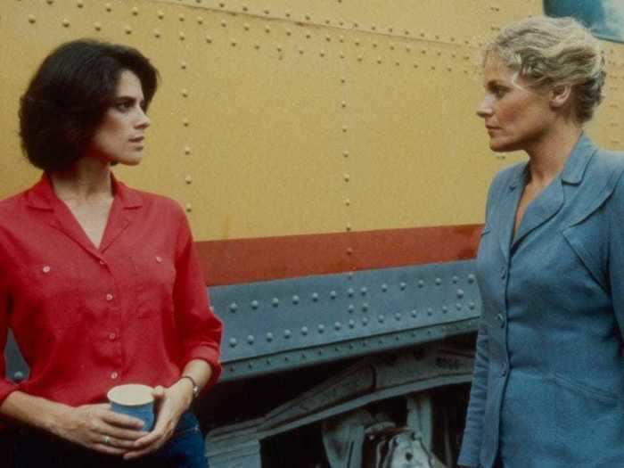 The 1985 romantic drama "Desert Hearts" is heralded as the first lesbian film with a happy ending.