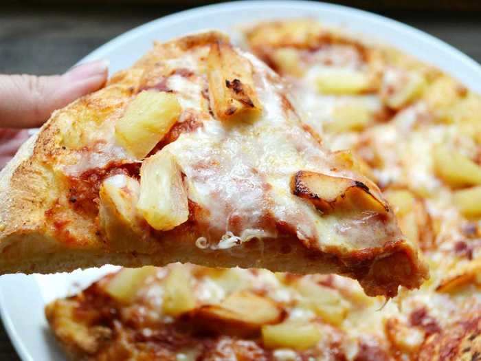 Hawaiian pizza isn