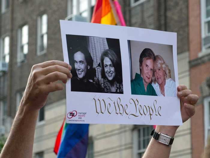 Edie Windsor and Thea Spyer