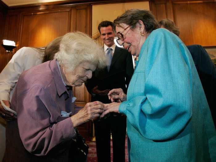 Phyllis Lyon and Del Martin